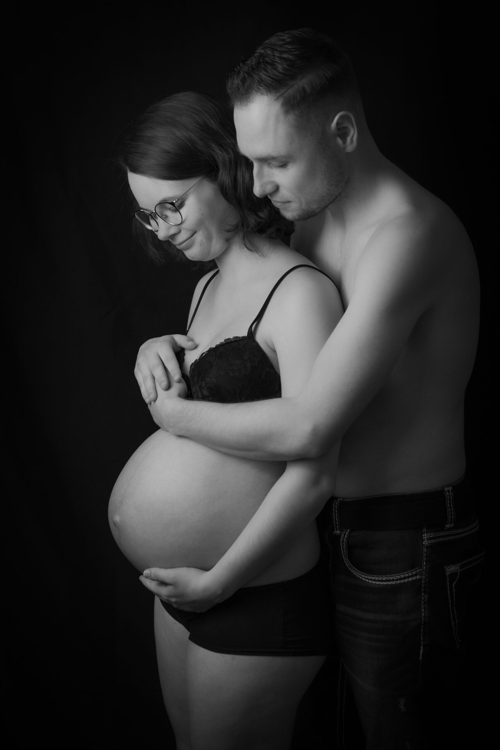 Babybauchshooting, Bautzen, pregnant, Fotostudio